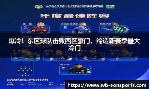 爆冷！东区球队击败西区豪门，缔造新赛季最大冷门